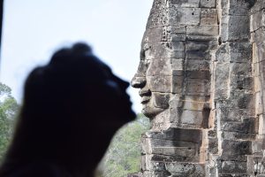 Bayon temple face temple nonstoptravellers angkor wat