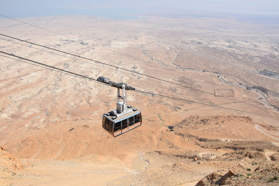 israel masada national park cable car