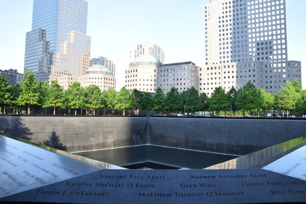 ground zero 9/11 memorial new york city