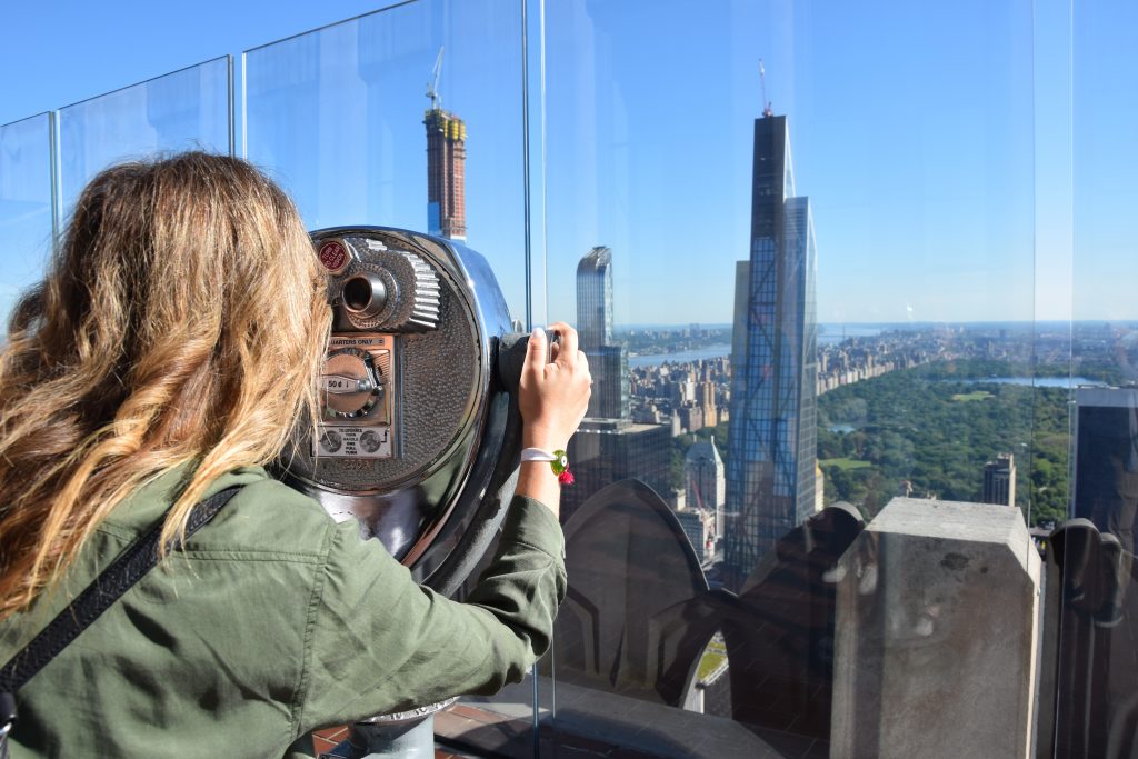 new york city skyline top of the rock observatory rockefeller center