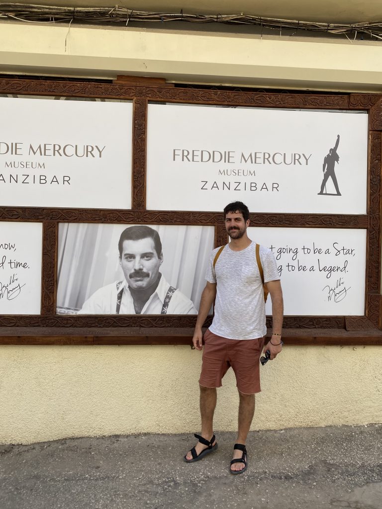 Stone town visiting Freddie's Mercury house