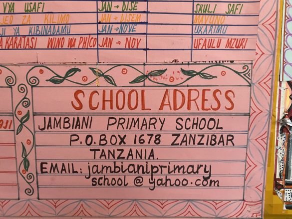 Jambiani-School-donation-nonstoptravellers-volunteer zanzibar