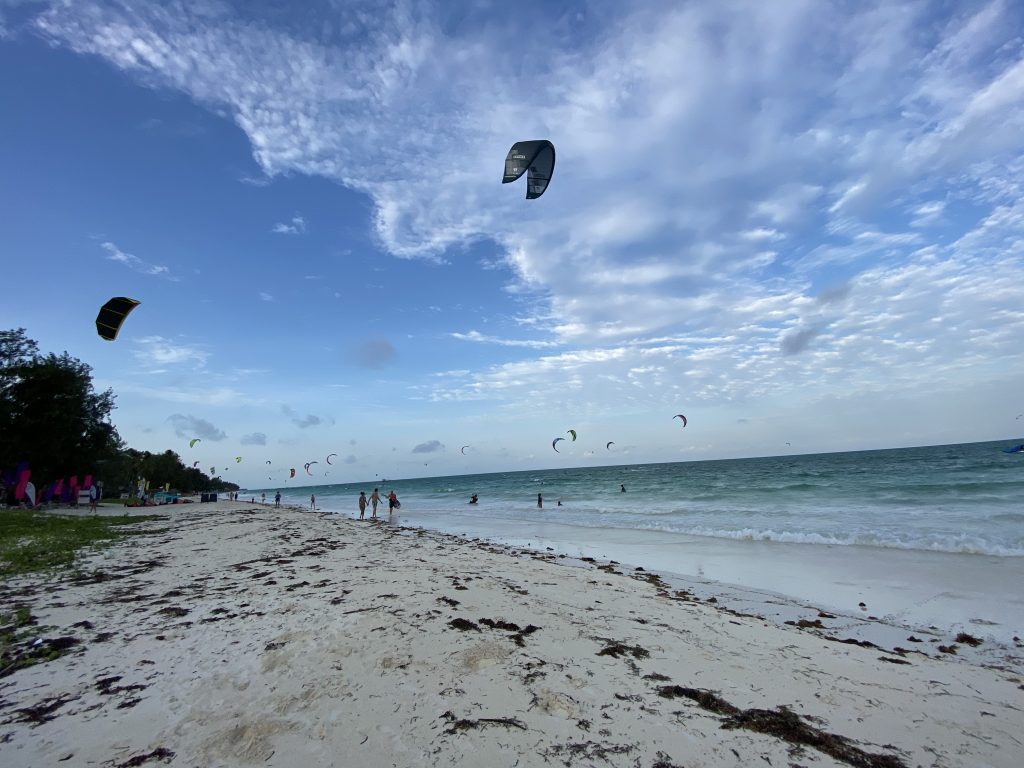Best Zanzibar beach for Kite surfing
